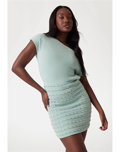 Вязаное платье KURZES, светло-голубой Guess