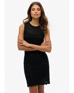 Платье-джемпер MINI, черный Superdry