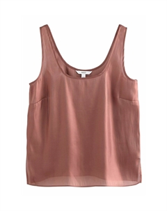 Блуза REGULAR FIT - GLOSSY METALLIC SCOOP NECK - Top, розовый Next