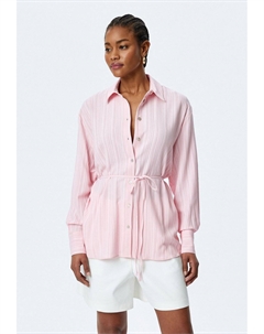 Блузка на пуговицах LONG-SLEEVE, розовый Koton