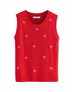 Топ REGULAR FIT CREW NECK, красный Next