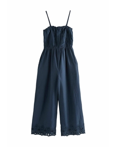 Комбинезон REGULAR FIT - SHIRRED WIDE LEG, синий Next