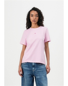 Базовая футболка FLAG TEE, розовый Tommy hilfiger