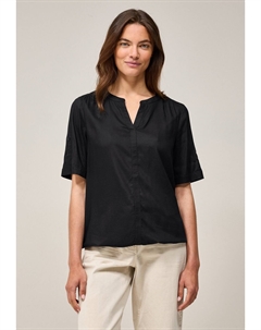 Блуза SPLIT NECK, черный Cecil