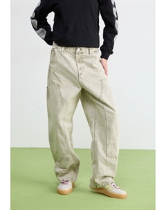Джинсы свободного кроя BRANDON DOUBLE KNEE PANT SMITHFIELD, оливковый Carhartt wip