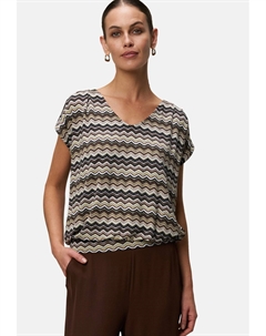 Блуза MIT ZICKZACK, бежевый Zero