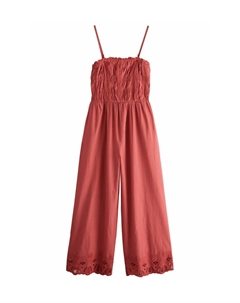 Комбинезон REGULAR FIT - SHIRRED WIDE LEG, коричневый Next