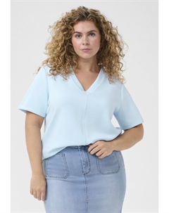 Базовая футболка, светло-голубой Kaffe curve