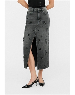 Юбка А-силуэта, цвет Grey Denim Liu jo