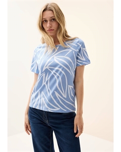 Футболка с принтом, цвет Blau Cecil