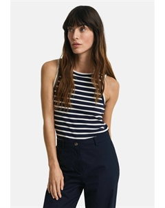 Топ STRIPED TANK, темно-синий Gant