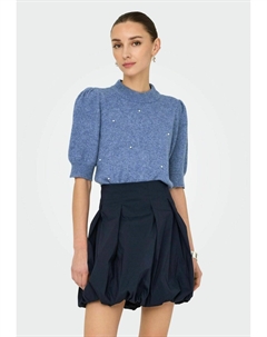 Футболка с принтом RUE LIFE PEARL, синий Jdy