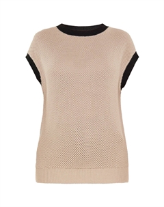 Футболка с принтом, бежевый Usha