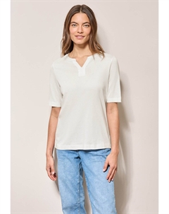 Базовая футболка IM LOOK, кремовый Cecil