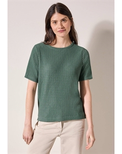 Футболка с принтом, металлик зеленый Cecil