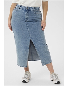 Джинсовая юбка CURVE DARINA - Pencil skirt, цвет Washed Blue Denim Kaffe curve