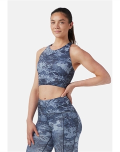 Спортивный бюстгальтер средней поддержки ACTIVE CROP, темно-синий Smartwool