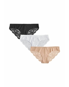 Трусы BRAZILIAN FIT - 3 PACK, черный Next