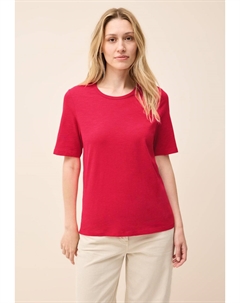 Базовая футболка, металлик красный Cecil