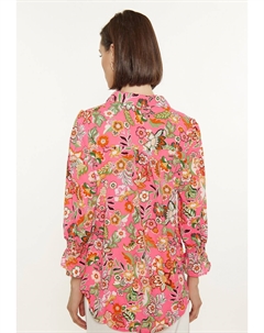 Блузка на пуговицах, розовый Usha