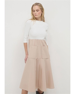 Платье-джемпер, бежевый Calliope