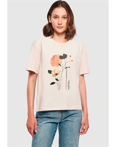 Футболка с принтом SUNLIGHT BLOOM, розовый Merchcode