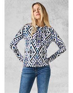 Рубашка с длинными рукавами, кремовый Cecil