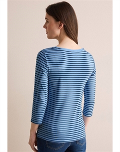 Рубашка с длинными рукавами GESTREIFTES, светло-голубой Cecil