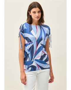 Футболка с принтом MIT RAFFUNG, темно-синий Cecil