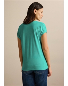 Футболка с принтом, зеленый Cecil