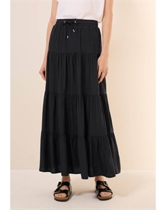 Юбка макси MIT VOLANTS, черный Cecil