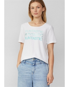 Футболка с принтом, кремовый S.oliver