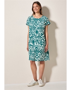 Повседневное платье GEMUSTERTES, зеленый Cecil