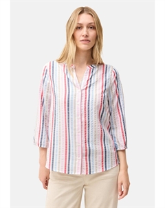 Блуза GESTREIFTE SPLIT NECK, кремовый Cecil