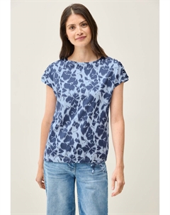 Футболка с принтом MIT RAFFUNG, синий Cecil