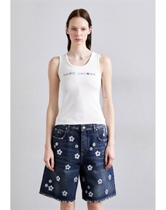 Топ SEQUIN DAISY TANK, белый Marc jacobs