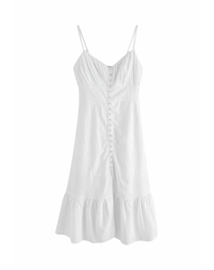 Платье-рубашка BUTTON DOWN MIDI, белый Next