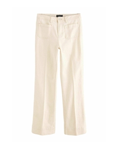 Джинсы свободного кроя PATCH POCKET WIDE LEG, белый Next