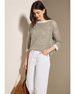 Джемпер GLITZERNDER STRUKTUR, бежевый Cecil