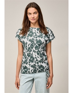 Футболка с принтом MIT RAFFUNG, зеленый Cecil