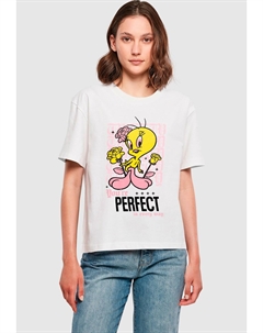 Футболка с принтом TWEETY PERFECT, белый Merchcode