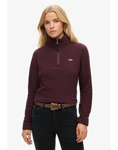 Флисовый джемпер POLAR HALF ZIP, фиолетовый Superdry