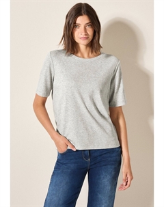 Базовая футболка, пятнистый серый Cecil