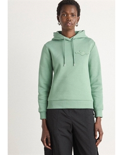 Толстовка с капюшоном TONAL SHIELD HOODIE - Sweatshirt, зеленый Gant