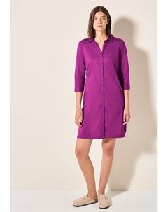 Платье-рубашка MIT SMOK-DETAIL, розовый Cecil