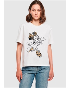 Футболка с принтом MINNIE MOUSE LEO, белый Merchcode