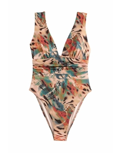 Купальник PLUNGE TUMMY CONTROL, светло-розовый Next