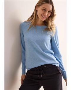 Джемпер RUNDHALSPULLOVER, светло-голубой/меланж Cecil