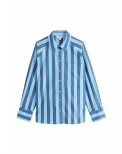 Блузка на пуговицах REGULAR FIT LONG SLEEVE, синий Next