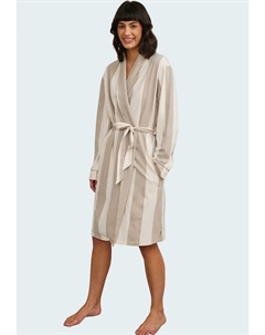 Халат STRIPE, кремовый Chelsea peers